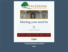 Tablet Screenshot of lascolinascounseling.com